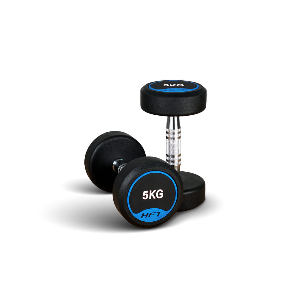 ดัมเบลกลม HOMEFITTOOLS 5 KG 1 คู่